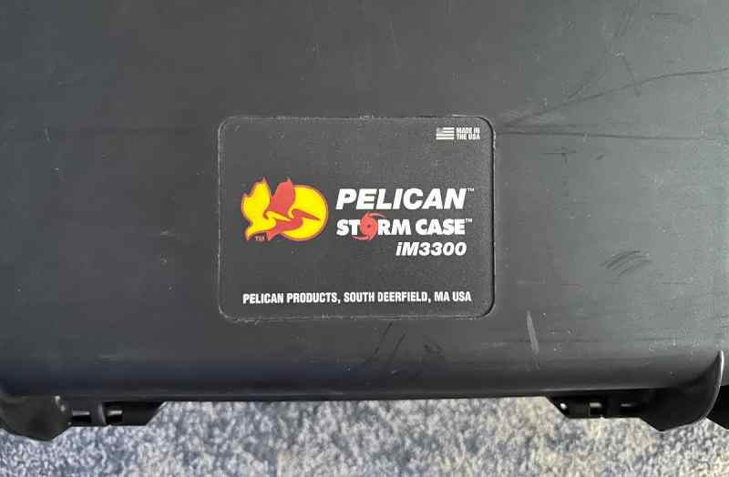 Pelican Storm iM3200 Case With Foam (Black)