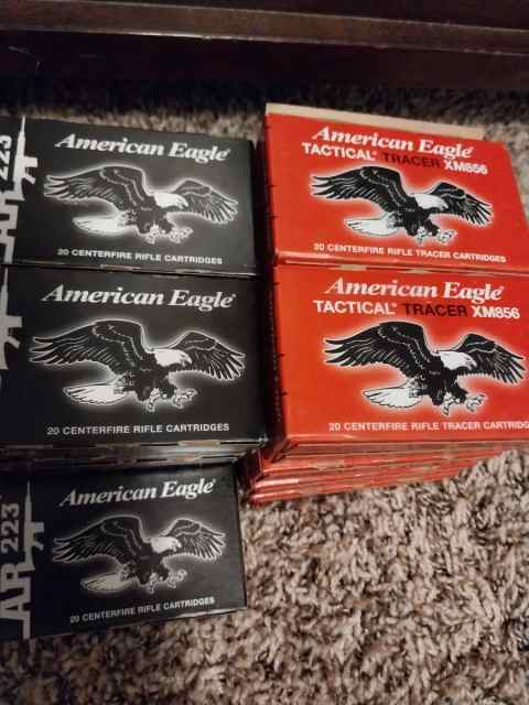 223 REM 5.56x45 Tracers American Eagle