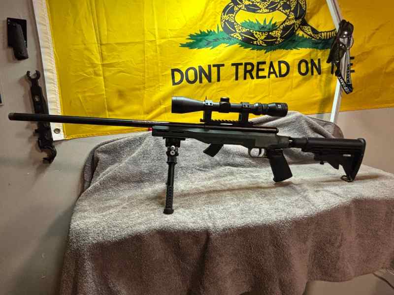 savage mark II 22LG custom rifle