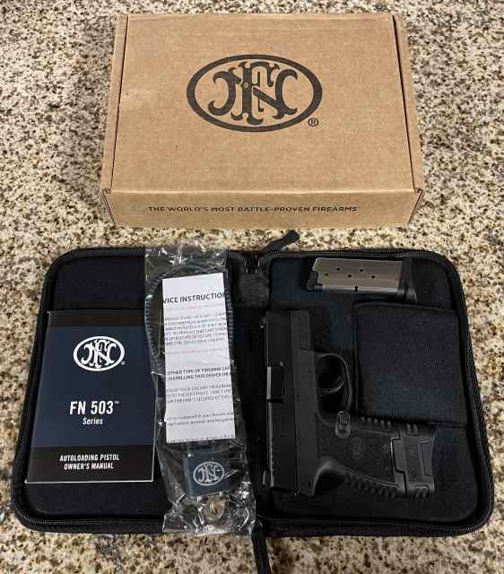 FN 503 9mm Pistol New in Box