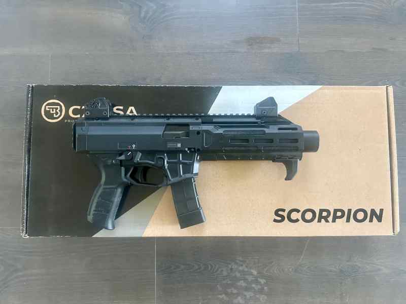 CZ Scorpion 3+ w/pocitinny stock adapter