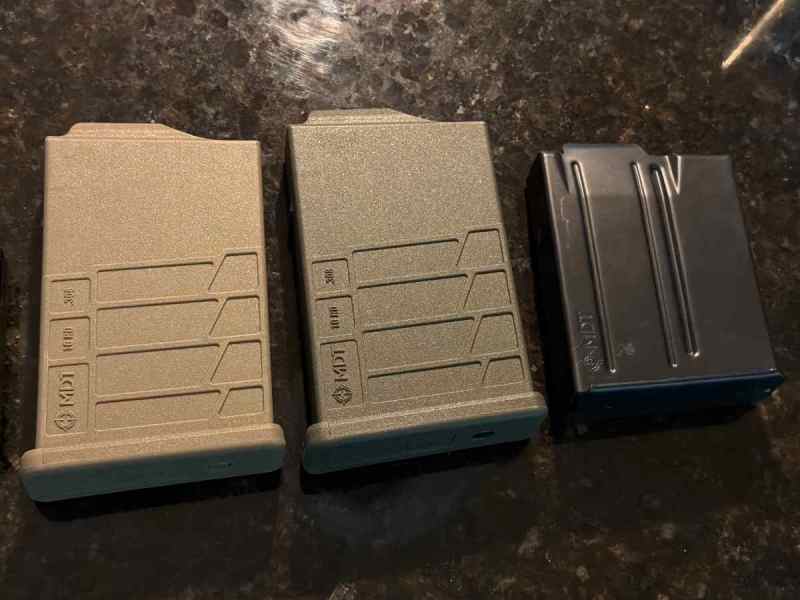 MDT AICS 308/6.5/6mm 10 round capacity magazines