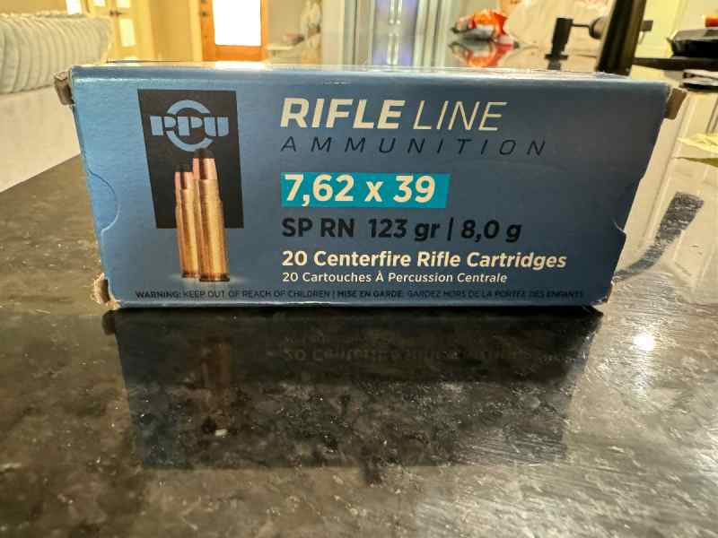 7.62x39 Rifle Line Ammunition 