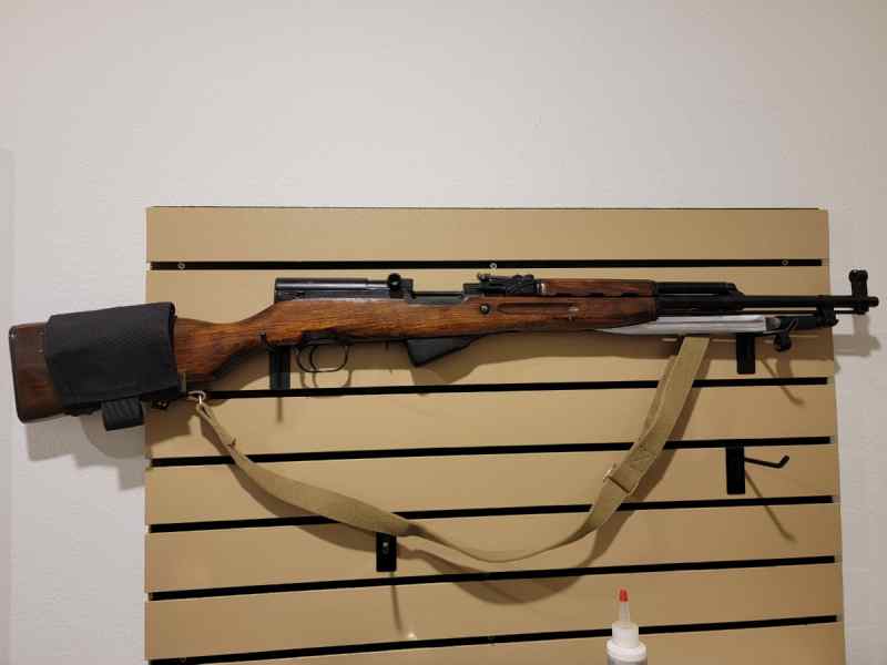 Tula SKS w stock magazine pouch and sling