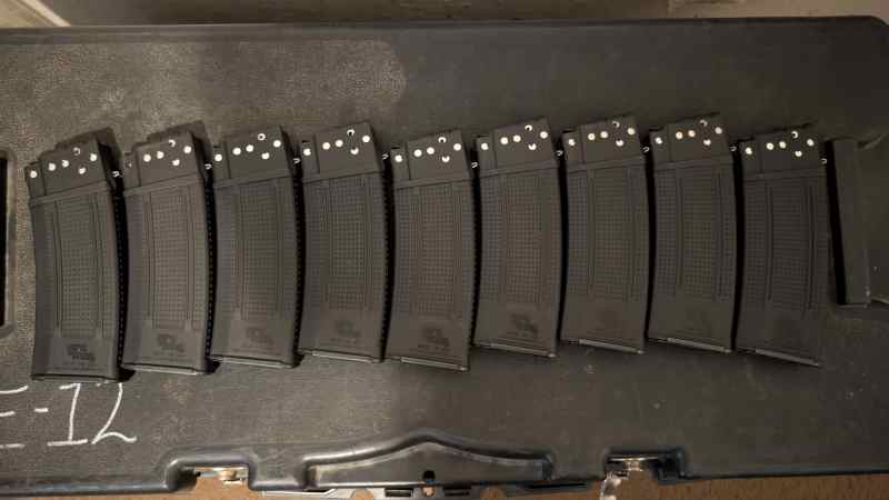 9 Promag AK magazines (5.56x45)