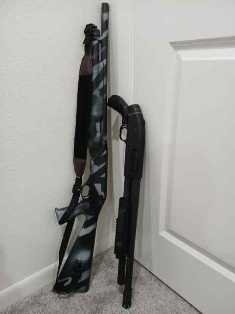 Mossberg 500 tactical and stevens 320