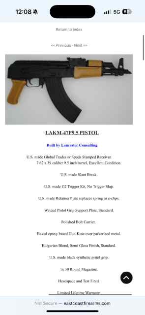 Looking for ak gunsmith Ak pistol
