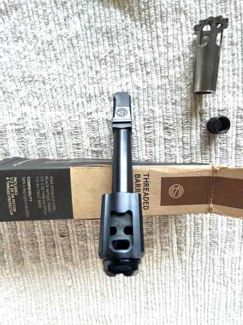 43x threaded barrel and compensator 