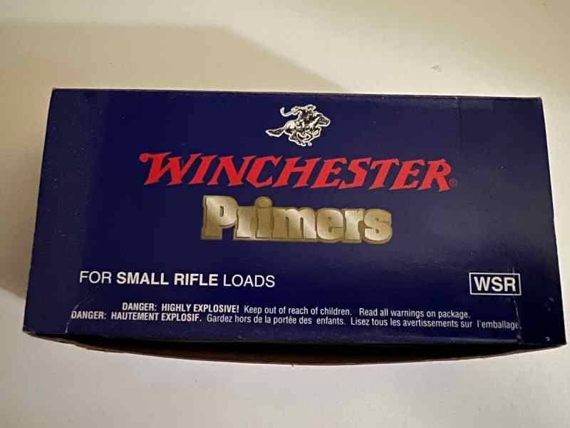 Winchester WSR Small Rifle Primers 1 box 1000 