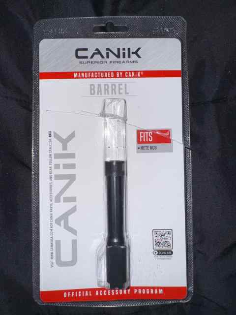 Canik mete mc9 threaded fluted barrel 