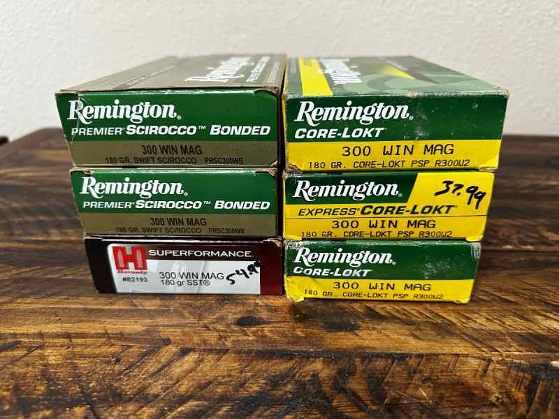 For Sale: 300WM ammo 180gr 115 rounds
