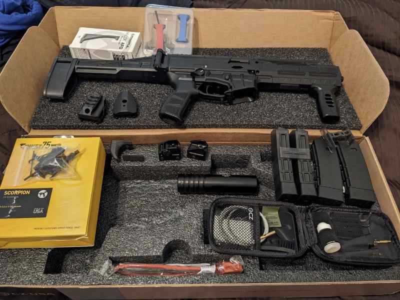 Scorpion 3+ 8&quot; w/timney trigger and extras