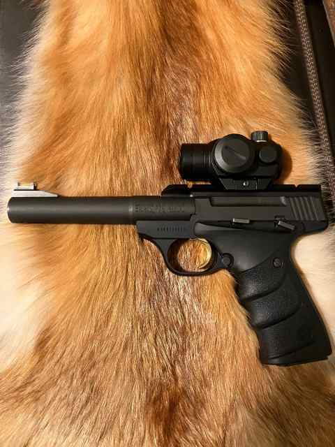 BROWNING BUCKMARK .22LR WITH RED DOT SIGHTS