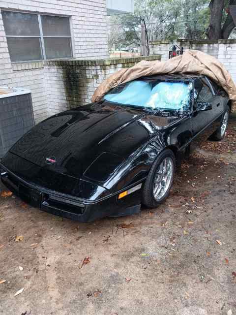 1988 black corvette