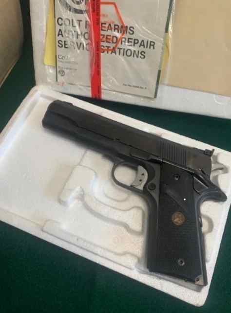 Colt 70 Series Gold Cup NM 1911 45acp Jerry Bentz 
