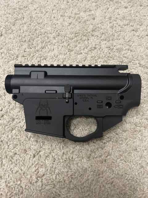 Stripped AR9 upper and lower