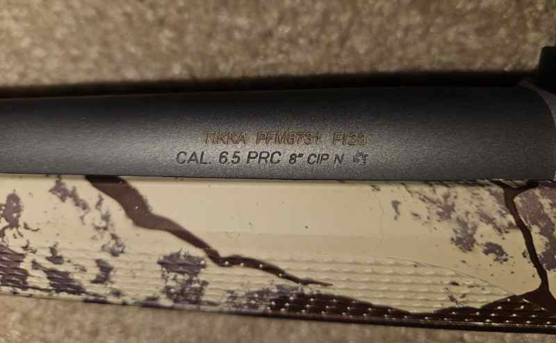 WTT NIB Tikka T3X Lite 6.5 PRC first lite camo