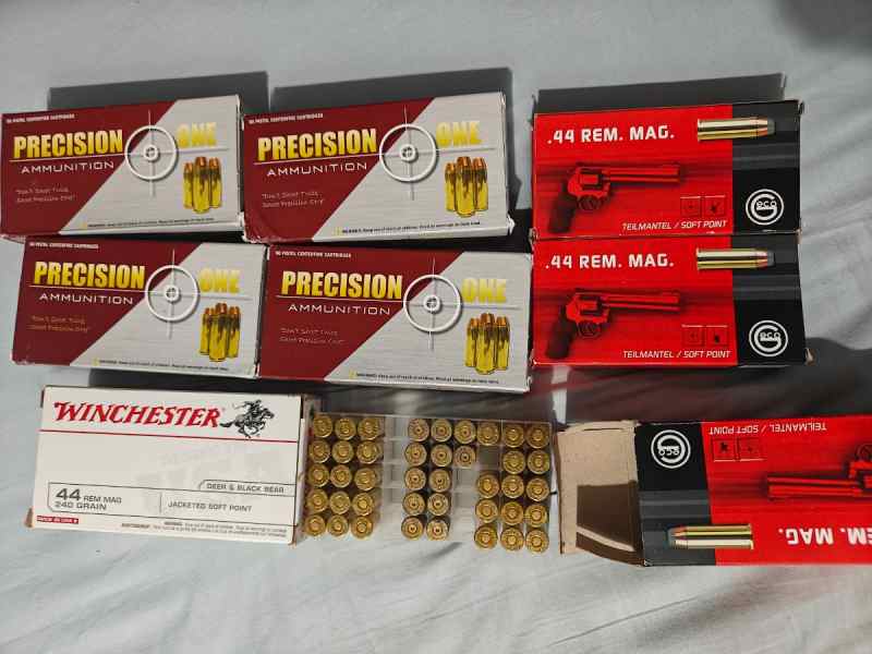 379 Rounds of brass 44 mag ammo - new, lower price