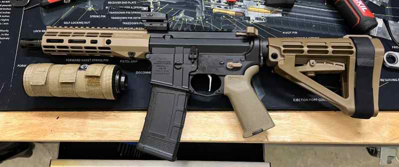 CUSTOM 300 B/O PISTOL 7in/16IN UPPER. MAKE OFFER