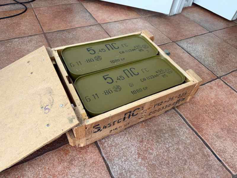 Del Rio, TX - Crate of 7N6 5.45x39 Ammo