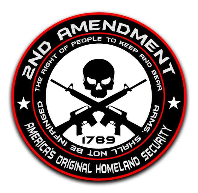 2nd Amendment Decal | 4” Vinyl Truck Sticker