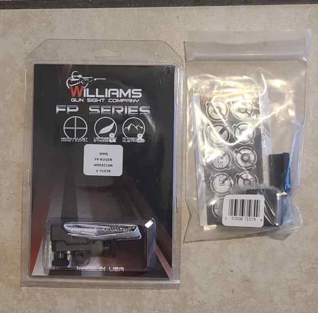 Williams Ruger American Target Sights