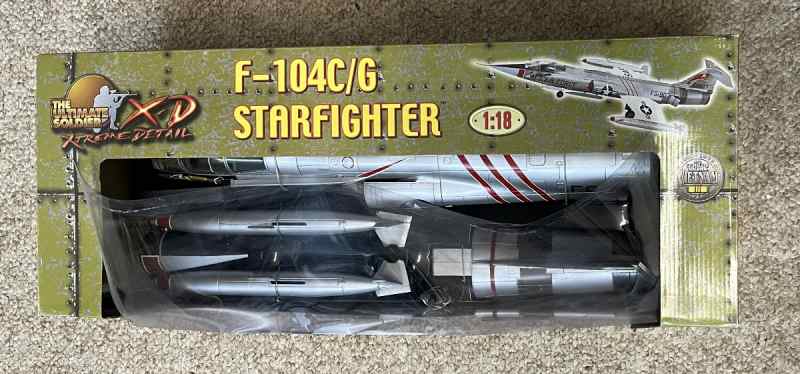 WTS: 1/18 scale F-104 Starfighter model