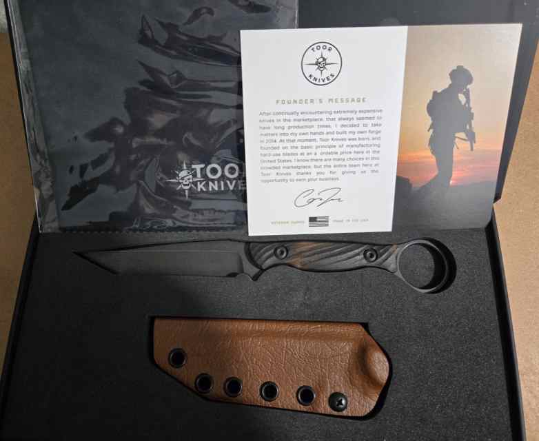 Toor Serpent Outlaw Ebony Tanto