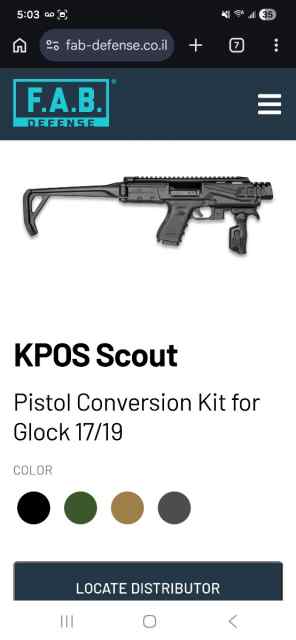 Glock 17/19 KPOS Scout WTT