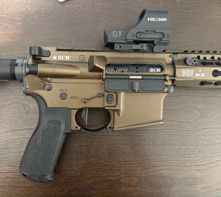 BCM,5.56, Holosun optic, PWS brake, GEISSELE trig