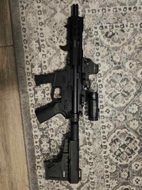AR15 pistol in 9mm 