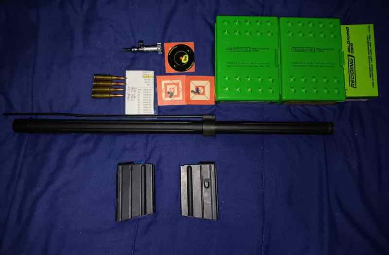 LONG RANGE AR15 BARREL KIT WITH DIES AND AMMO