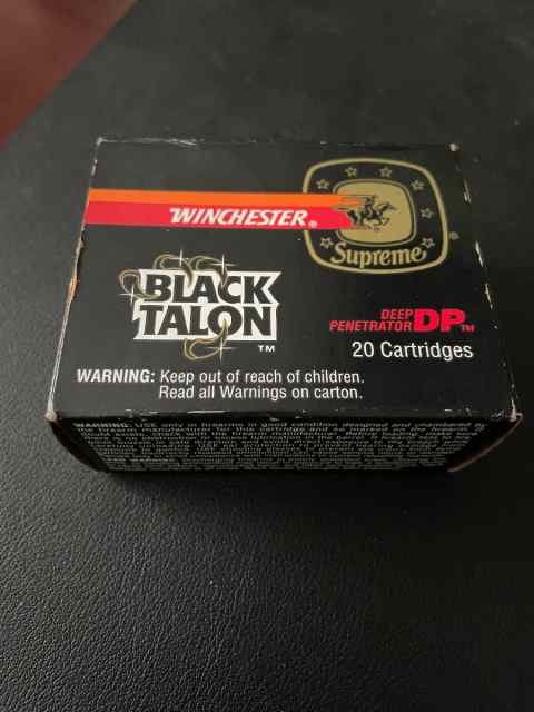 Winchester Black Talon 230 Grain 45 Auto 19 Rounds
