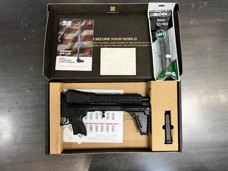 KEL-TEC SUB 2000 GEN3 9MM (WARF ARMS) $349