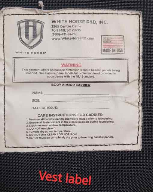 Level II Security Vest