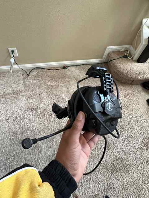 Liberator headset with helmet mount 