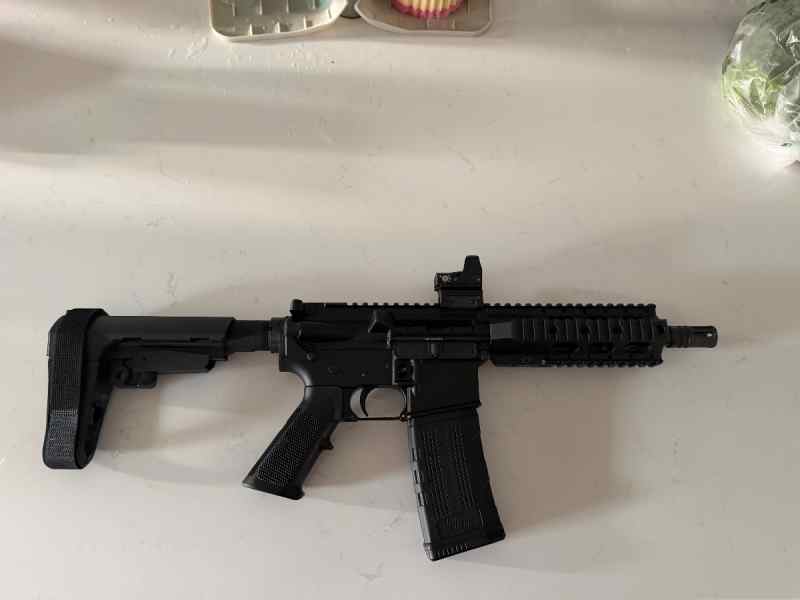 DPMS AR pistol 6.5 inch 300 black out 