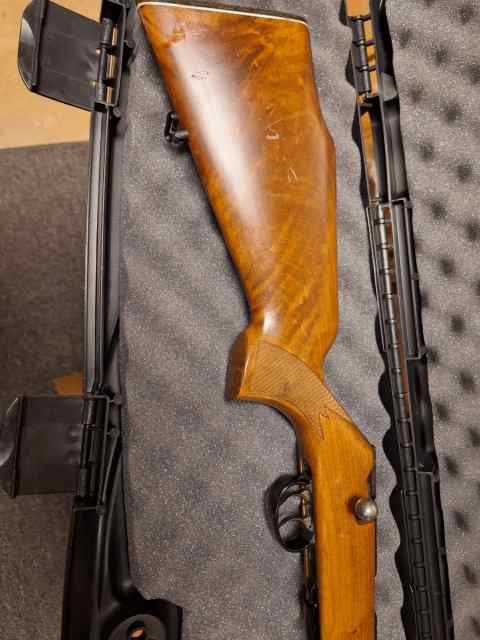 Anschutz 22lr model 1415-1416 Walnut doubletrigger