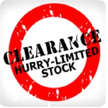 CLEARANCE SALE! PRICES LOWERED! NEW ITEMS ADDED!