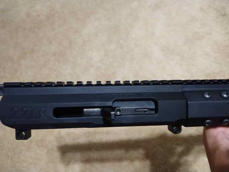 Bear Creek arsenal BCA 22LR AR-15 upper side NEW