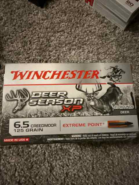 6.5 Creedmoor Deer Season XP 129 grain