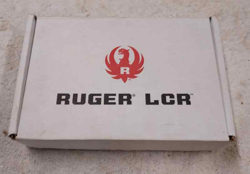 Factory Ruger LCR gun box with all the paperwork 