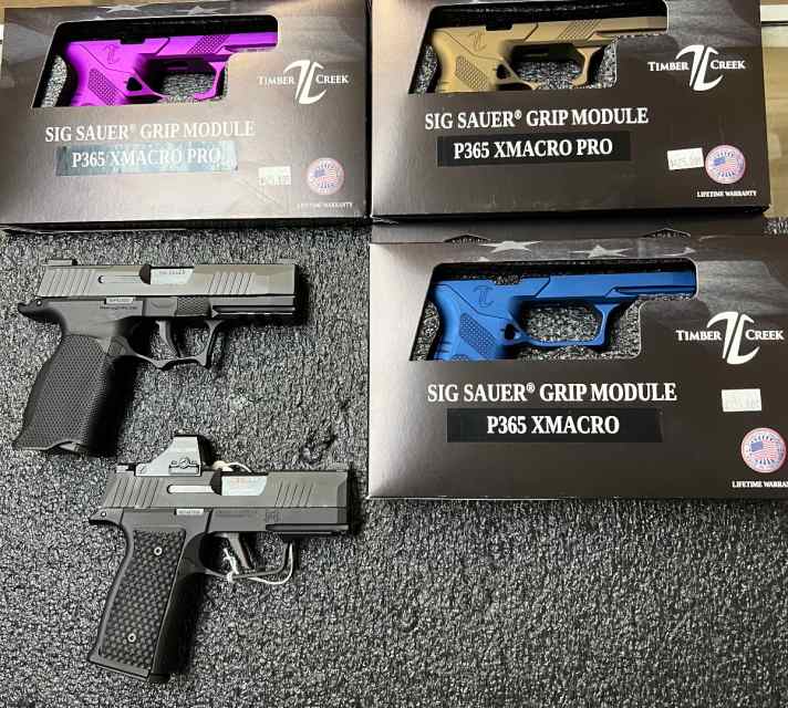 Sig Sauer P365 metal grip frames