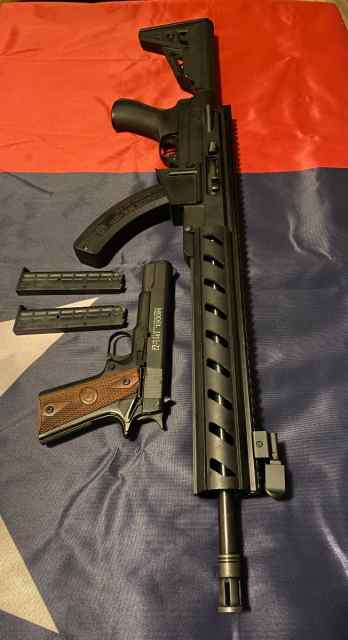 Chiappa 1911 .22 - Ruger 10/22 Tactical ATI Talo