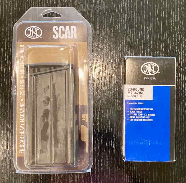 SCAR 17/20 - 20-Round Mags for Sale - Black Finish