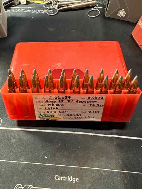 222 reload ammo