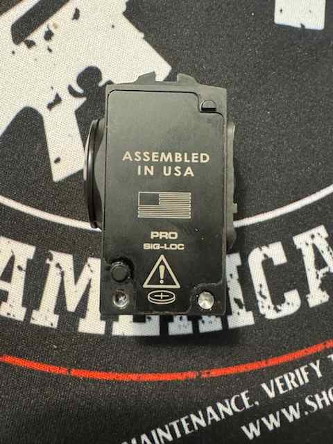 Sig Romeo X Sig Loc pro optic