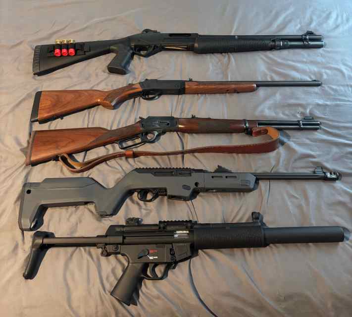 4 rifles 1 shotgun to sell