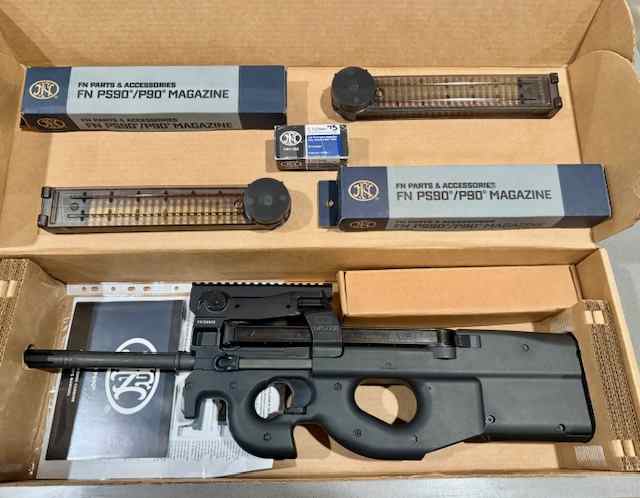 (BRAND NEW) FN Herstal PS90 - 150 rounds, 3 mags