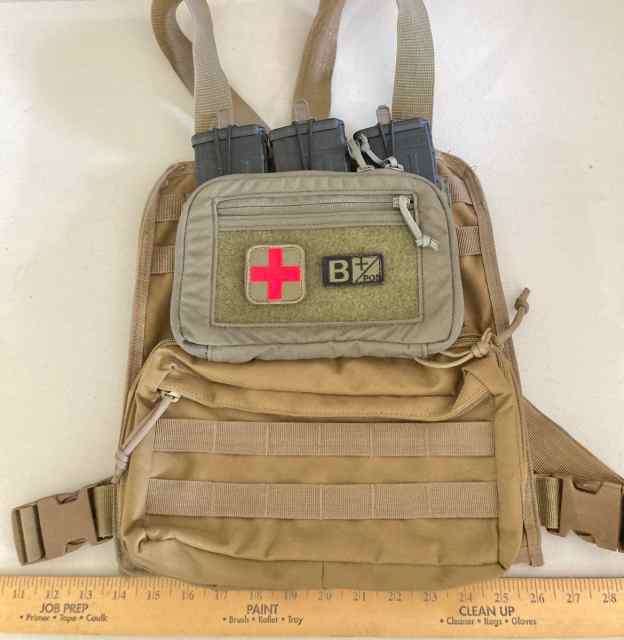 Chest rig with lots of storage.